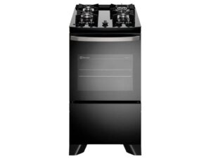 Fogão 4 Bocas Electrolux Preto Efficient FE4GB