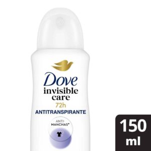 Desodorante Antitranspirante Aerosol Dove Invisible Care 150 ml