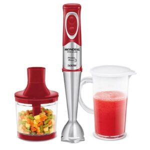 Mixer Mondial Power Premium M-10 Vermelho/Inox 127v