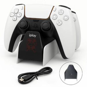 Carregador Duplo Controle playstation 5 Display LED Rápido