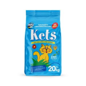 Areia Higiênica Kets para Gatos 20kg