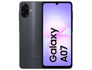 Smartphone Samsung Galaxy A07 256GB Preto 8GB RAM Tela 6,7 Câm. Dupla + Selfie 8MP
