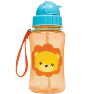 Garrafa Garrafinha Squeeze com canudo Buba 350ml Leão