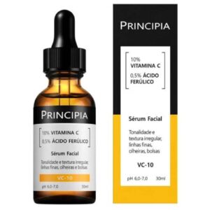 Sérum facial principia vitamina c 10% vc-10 30ml antioxidante e cuidados com a pele