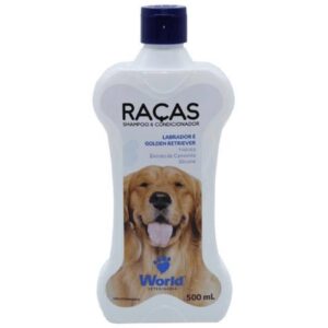 Shampoo e Condicionador Raças Labrador e Golden - 500Ml - World Veterinária
