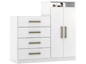 Cômoda 4 Gavetas 2 Portas Demóbile Aurea