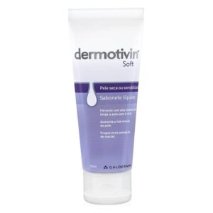 Sabonete Líquido Facial para Pele Seca ou Sensibilizada Dermotivin Soft