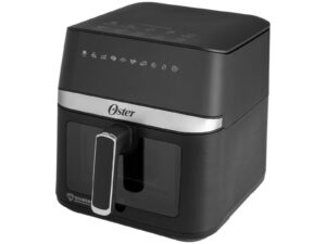 Air Fryer Oster DiamondTech CKSTAF60WDDF Preto e Prata com Timer 6L