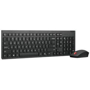 Teclado e mouse sem fio Lenovo Essential Português (Brasil) (pilhas não inclusas) - 4X31R64458