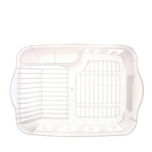 Escorredor de Louça Plástico Grande Transparente Sanremo