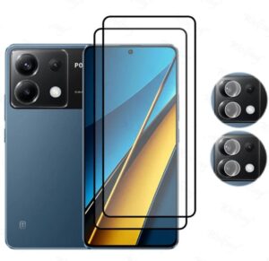 Película 5D Cerâmica Xiaomi Poco X3 X4 X5 X6 Pro mais Película Câmera Vidro