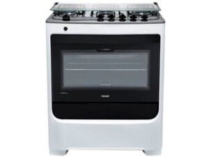 Fogão Consul 5 Bocas Com Acendimento Automático Branco CFS5NAB Bivolt