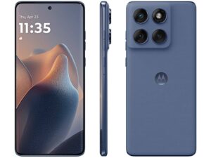 Smartphone Motorola Edge 60 Fusion 5G 256GB, 8GB RAM, 16GB Ram Boost, Tela QuadCurve, moto AI, 50MP Sony Camera ultrarresistencia militar IP68