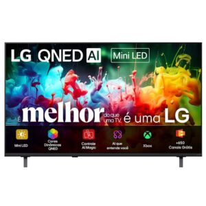 Smart TV LG QNED Mini LED AI 4K 65" Polegadas com Recurso para Jogos, Google Assistente e Wi-Fi - 65QNED70BSA