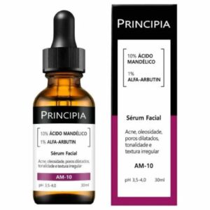 Sérum facial principia am-10 ácido mandélico 10% + alfa arbutin 1% 30ml cuidados com a pele