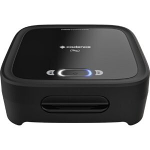 Sanduicheira e Grill Elétrico Cadence Click na Cor Preta com Trava na alça, Chapas Antiaderentes e Potência de 750W 220V