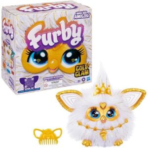 Pelúcia Eletrônica Interativo Furby Golden Glam Hasbro G1938