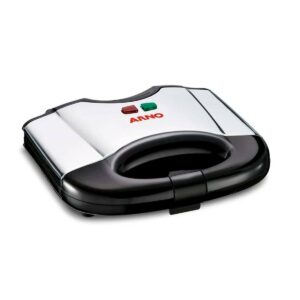 Sanduicheira Grill Inox Compacta Antiaderente SACS - Arno