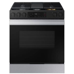 Fogão Samsung de Piso 5 Bocas Série 3 Wi-Fi e Air Fry Preto Inox NSG6DG8300SRAZ