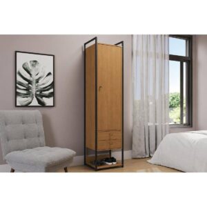 Armário Sapateira Quarto 1 Porta LI051 Kappesberg Preto