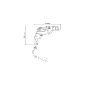 Furadeira de Impacto Tramontina 500 W 127 V 3-8 polegada