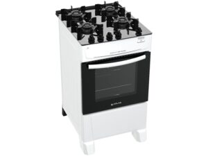 Fogão 4 Bocas Com Mesa de Vidro Atlas Mônaco Top Glass Bivolt