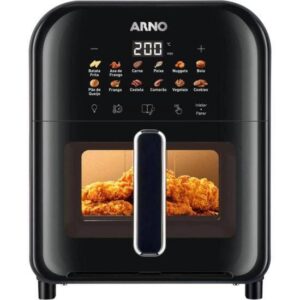 Fritadeira Air Fryer Arno Easy Fry Turbo 6L Preta AFI6 127V