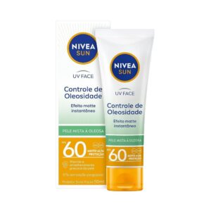 Protetor Solar Nivea Sun Facial Beauty Expert Pele Oleosa FPS50 50ml