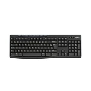 Teclado sem fio Logitech K270 com Teclas de Mídia de Fácil Acesso, Conexão USB, Pilhas Inclusas e Layout ABNT2 - 920-004427