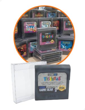 KIT 10 Caixa Protetora para Cartucho Loose Game Gear Protetor para Jogo de VideoGame (Games-19)