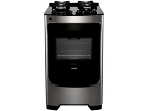 Fogão 4 Bocas Consul Inox Mesa de Vidro CFO4VARUNA