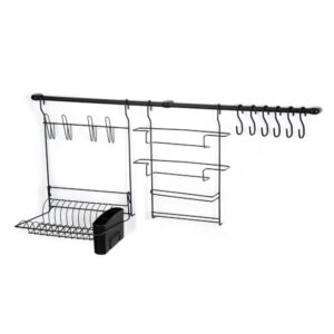 Organizador Cook Home 9 Black Edition Arthi Cozinha Multiuso