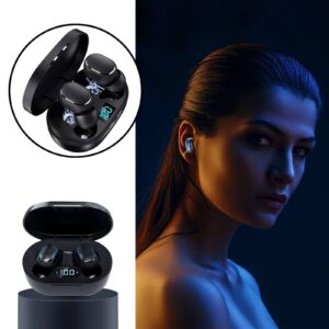 Fone De Ouvido Sem Fio Bluetooth Com Cancelamento de Ruído Compatível iPhone Samsung Xiaomi Motorola
