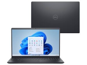 Notebook Dell Inspiron 15 I15-I1300-A30P 15.6" FHD 120Hz Intel Core i5-1334U, RAM 8GB DDR4, 512GB NVMe, Win11, Preto